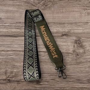 Montana West Green Guitar Style  Patterned Crossbody Adjustable Bag Strap